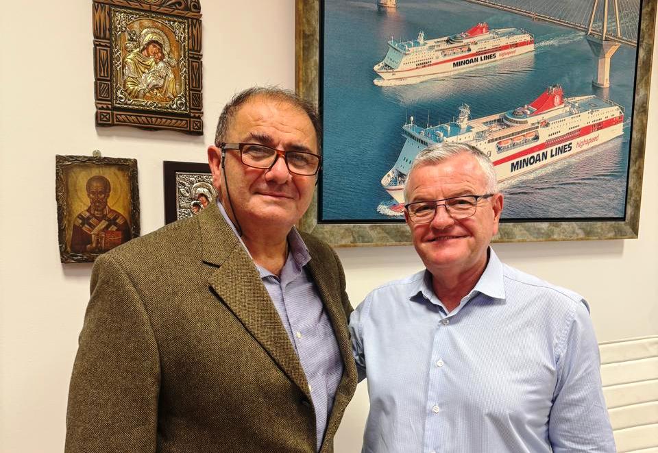 Εκλογές ΔΕΕΠ ΝΔ Αχαΐας: Ο Νικόλαος Μαστρονικολής με τον Αντώνη Κουνάβη