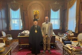 Επίσκεψη Κατσανιώτη στον Οικουμενικό Πατριάρχη Βαρθολομαίο