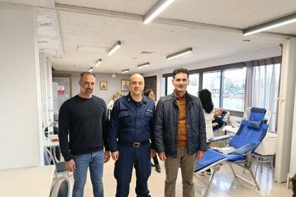 Πάτρα: Οι αστυνομικοί έδωσαν αίμα