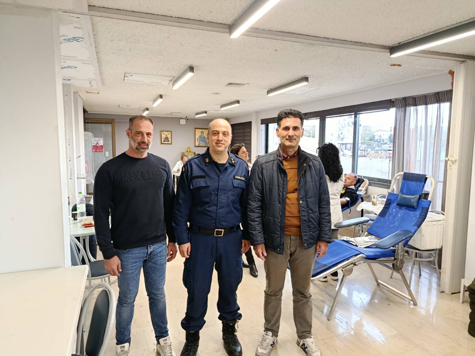 Πάτρα: Οι αστυνομικοί έδωσαν αίμα