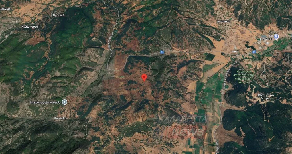 Δείτε το σημείο της σεισμικής δόνησης που ταρακούνησε τα Καλάβρυτα - Έγιναν αρκετοί μετασεισμοί