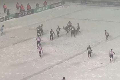 Ιστορική νίκη για την Ατλέτικο Οτάβα παρά την έντονη χιονόπτωση