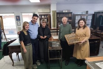 Ιστορικό τυπογραφικό μηχάνημα στη συλλογή του Μουσείου Τύπου της ΕΣΗΕΠΗΝ