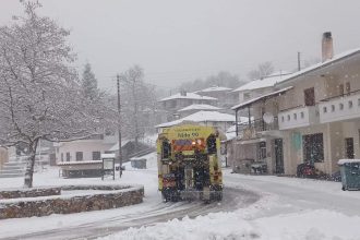 «Βουτιά» στους -9° Κελσίου σε περιοχές της Μακεδονίας