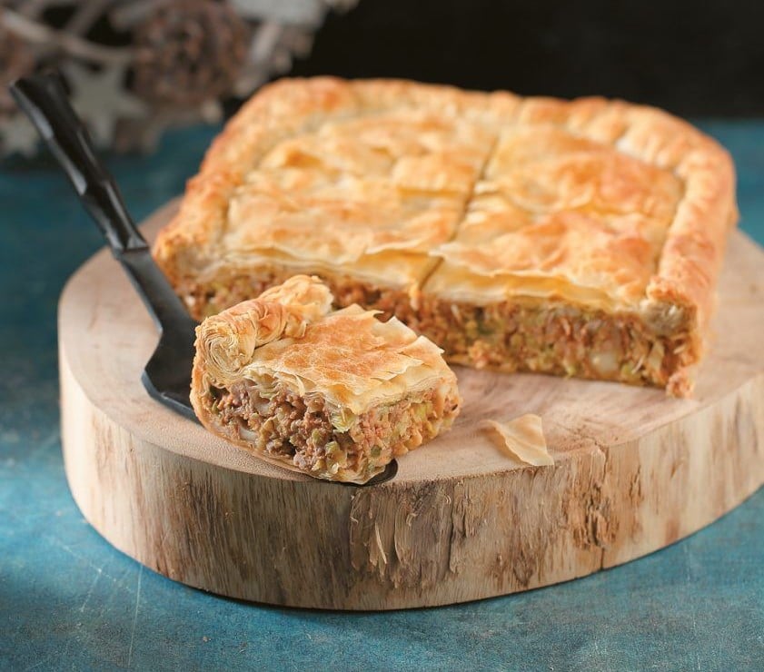 Kιμαδόπιτα με πράσο