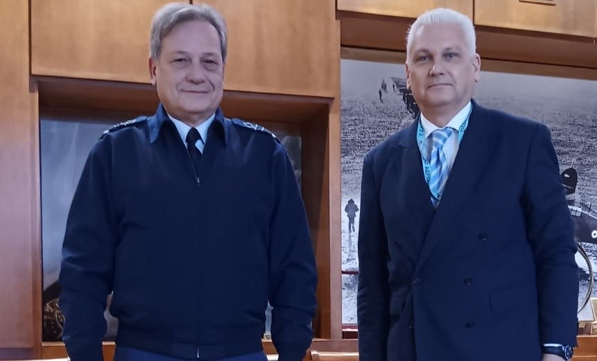 Συνάντηση του Αντιπεριφερειάρχη Φωκίωνα Ζαΐμη με τον Αρχηγό ΓΕΑ Δημοσθένη Γρηγοριάδη