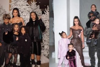 Kim Kardashian & Kanye West: Ήρεμη συνύπαρξη για τα παιδιά τους τις ημέρες των Χριστουγέννων