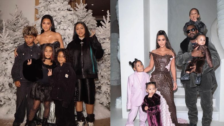 Kim Kardashian & Kanye West: Ήρεμη συνύπαρξη για τα παιδιά τους τις ημέρες των Χριστουγέννων