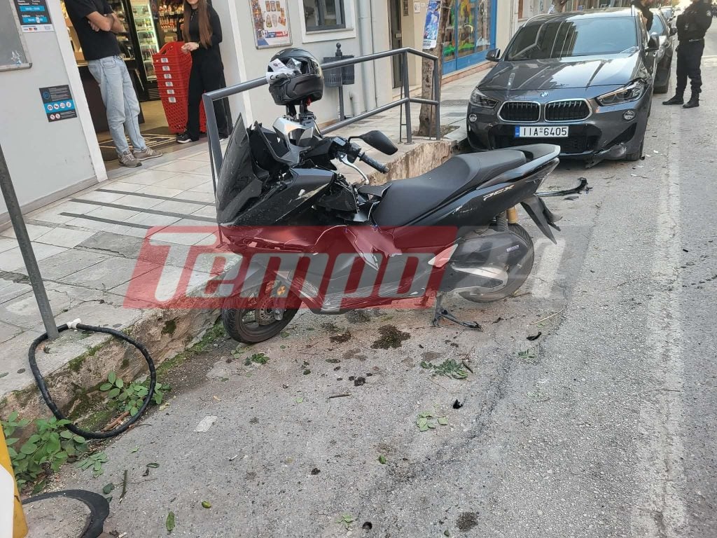 Πάτρα: Σοκαριστικό τροχαίο με σύγκρουση δύο δικύκλων - Η τρελή πορεία της μηχανής