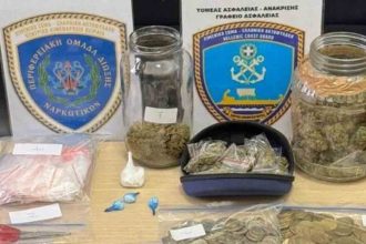 Χειροπέδες σε 29χρονη με 24 κιλά κάνναβης για εξαγωγή στο Ηνωμένο Βασίλειο