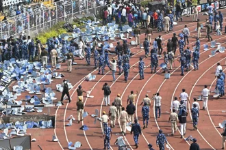 Άγρια επεισόδια στην Ινδία: Οπαδοί τα έκαναν γης μαδιάμ επειδή ο Μέσι εμφανίστηκε μόνο για λίγα λεπτά στην Καλκούτα