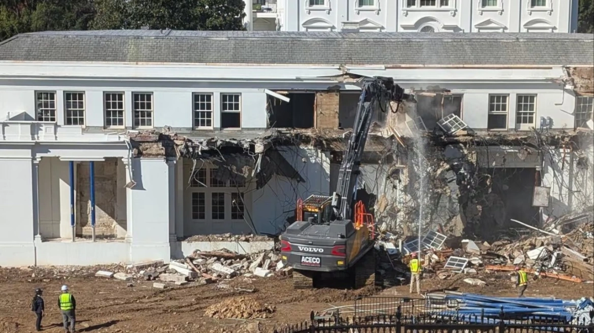 Νέες αντιδράσεις για το ballroom στον Λευκό Οίκο: Προσφυγή κατά του Τραμπ για το γκρέμισμα στην Ανατολική Πτέρυγα