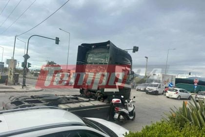 Πάτρα: Νταλίκα χτύπησε γυναίκα με δίκυκλο - Στο ίδιο σημείο είχε εκσφενδονιστεί ο αδελφός της από το παράθυρο ΙΧ (ΦΩΤΟ)