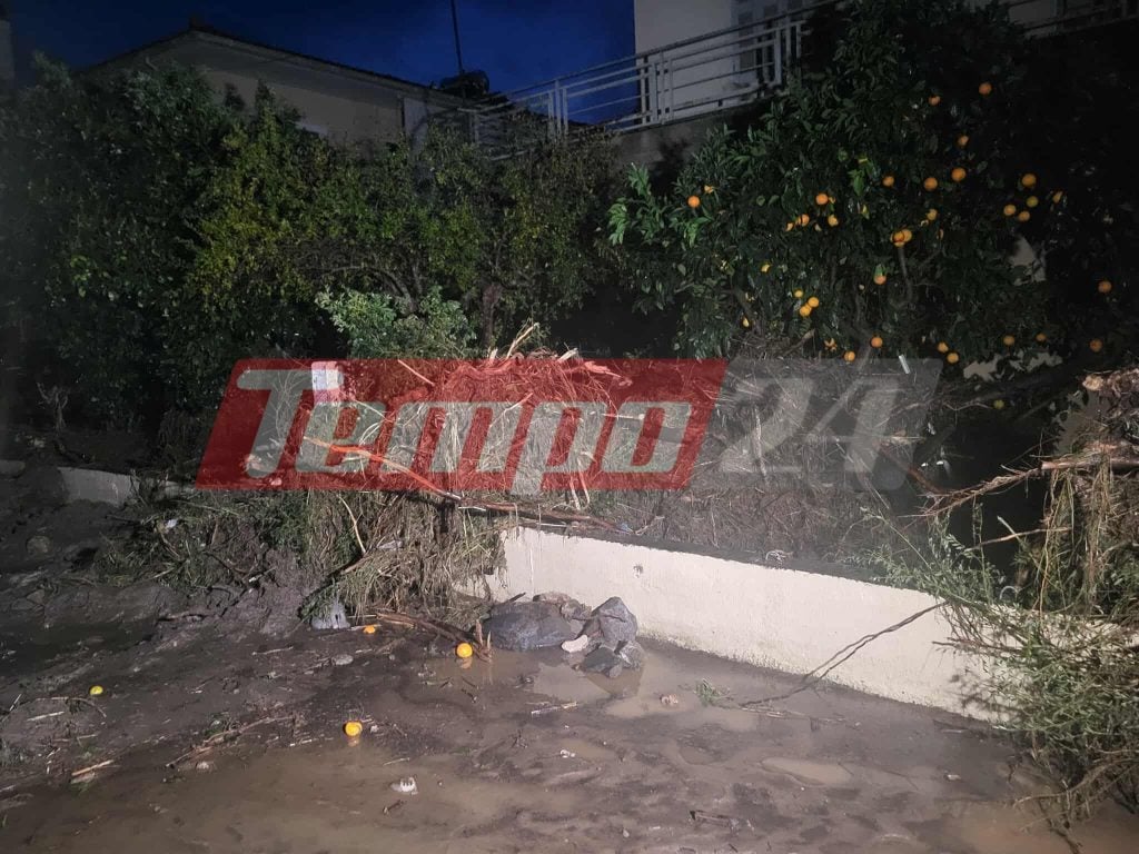 Κακοκαιρία "Byron": Πνίγηκε ο Πλάτανος Γυθείου (ΦΩΤΟ)