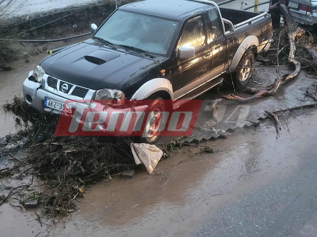 Κακοκαιρία "Byron": Πνίγηκε ο Πλάτανος Γυθείου (ΦΩΤΟ)