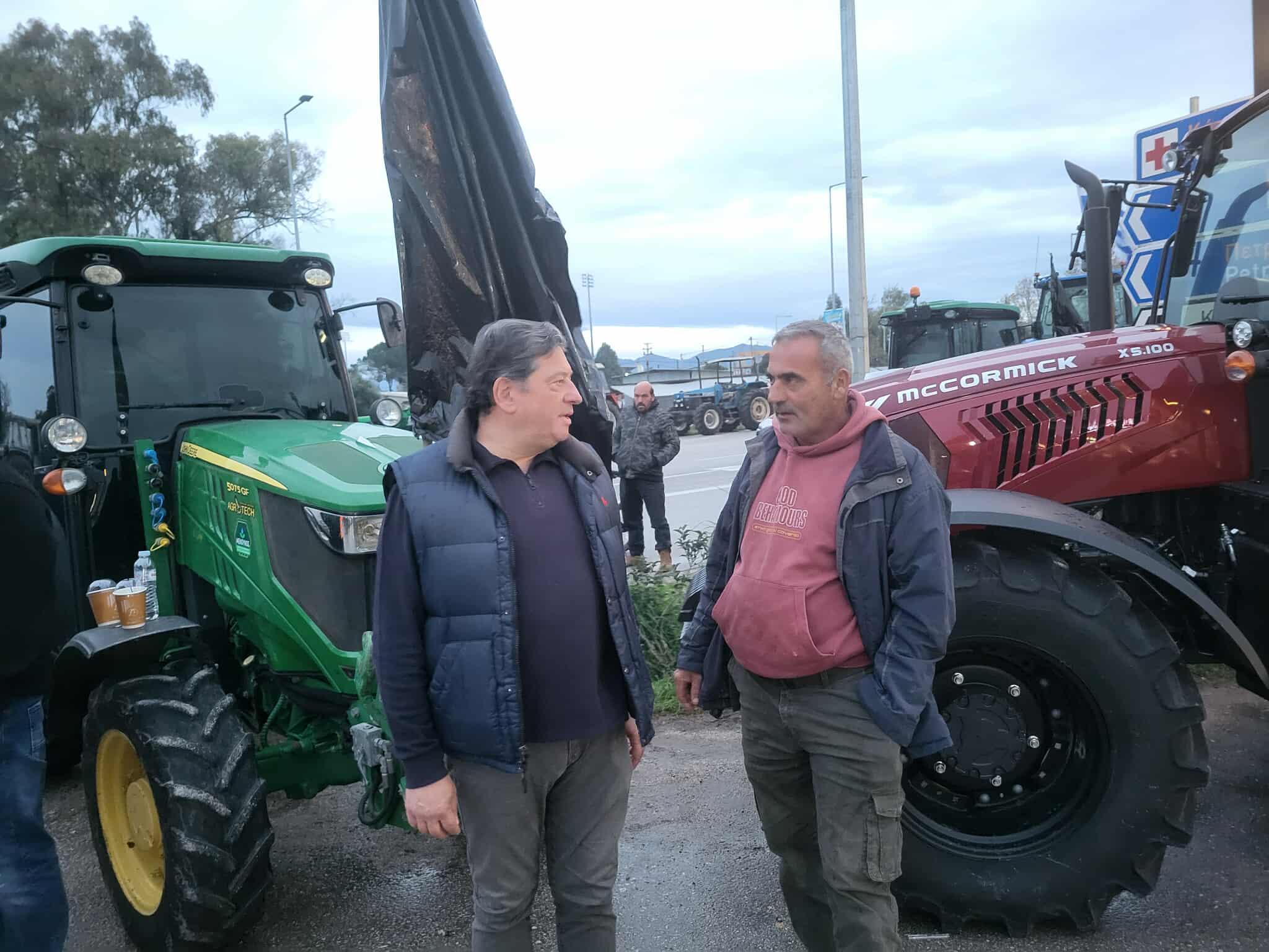 Στο πλευρό των αγροτών της Κάτω Αχαΐας ο Δημήτρης Παλούμπης