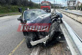 Πάτρα: Από θαύμα σώθηκε νεαρός οδηγός πολυτελούς ΙΧ - Γιος πολιτευτή (ΦΩΤΟ - ΒΙΝΤΕΟ)