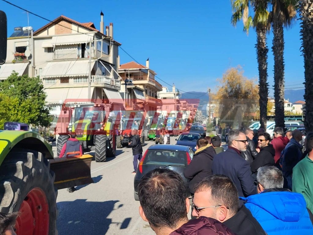 Αγρότες: Διαδηλώνουν με τρακτέρ στο Μεσολόγγι (ΦΩΤΟ & ΒΙΝΤΕΟ)
