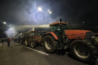 O χάρτης με τα αγροτικά μπλόκα των κεντρικών αρτηριών – Ποια είναι ενεργά σε Αχαΐα, Ηλεία, Αιτωλοακαρνανία