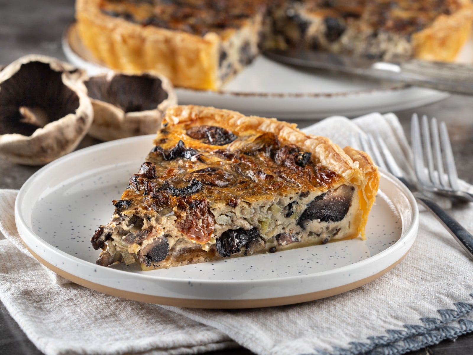 Τάρτα με μανιτάρια