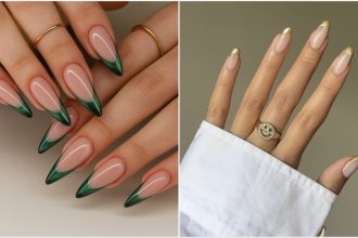 Η glam εκδοχή του γαλλικού μανικιούρ για τις γιορτές