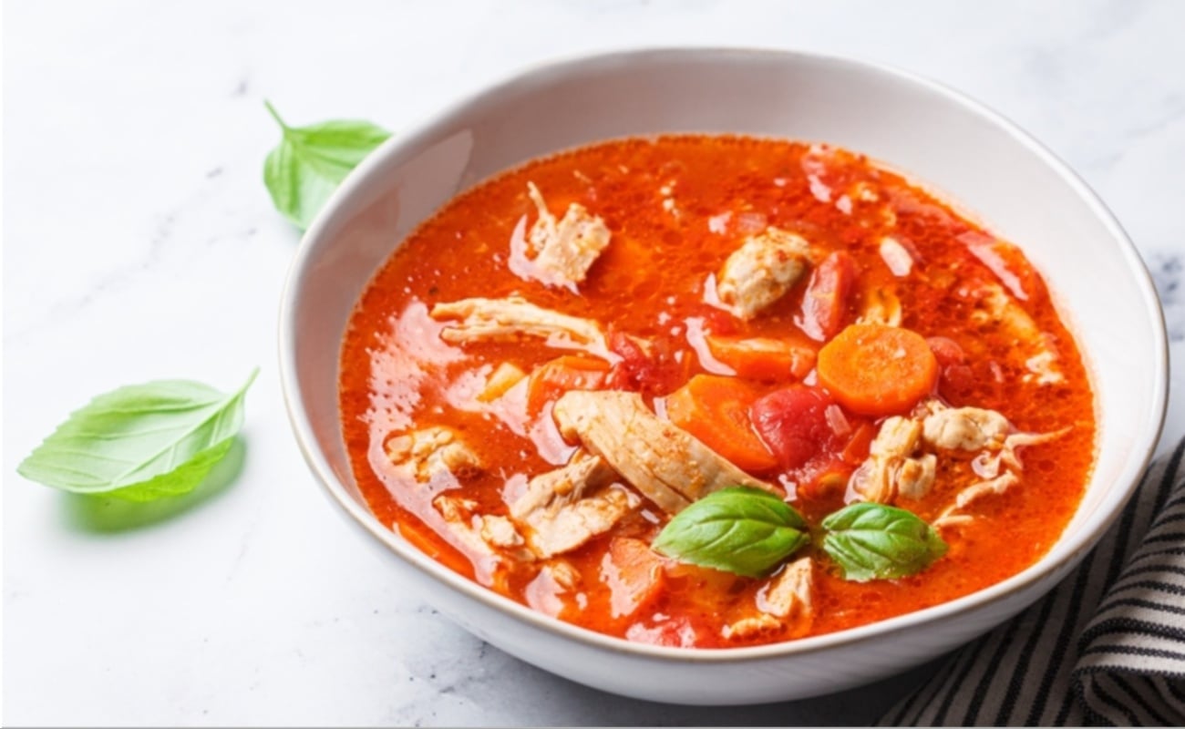 Κοτόσουπα με γλυκιά πάπρικα