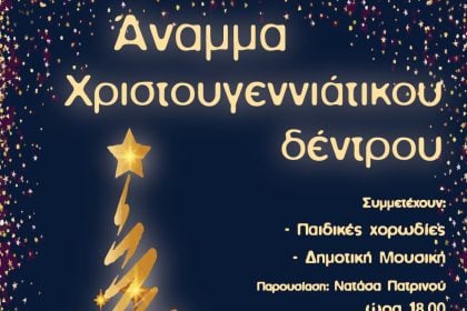 Ανάβει το Χριστουγεννιάτικο Δέντρο την Παρασκευή 12 Δεκεμβρίου στην Πλατεία Γεωργίου