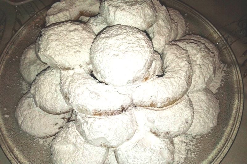 Κουραμπιέδες με καβουρδισμένα αμύγδαλα