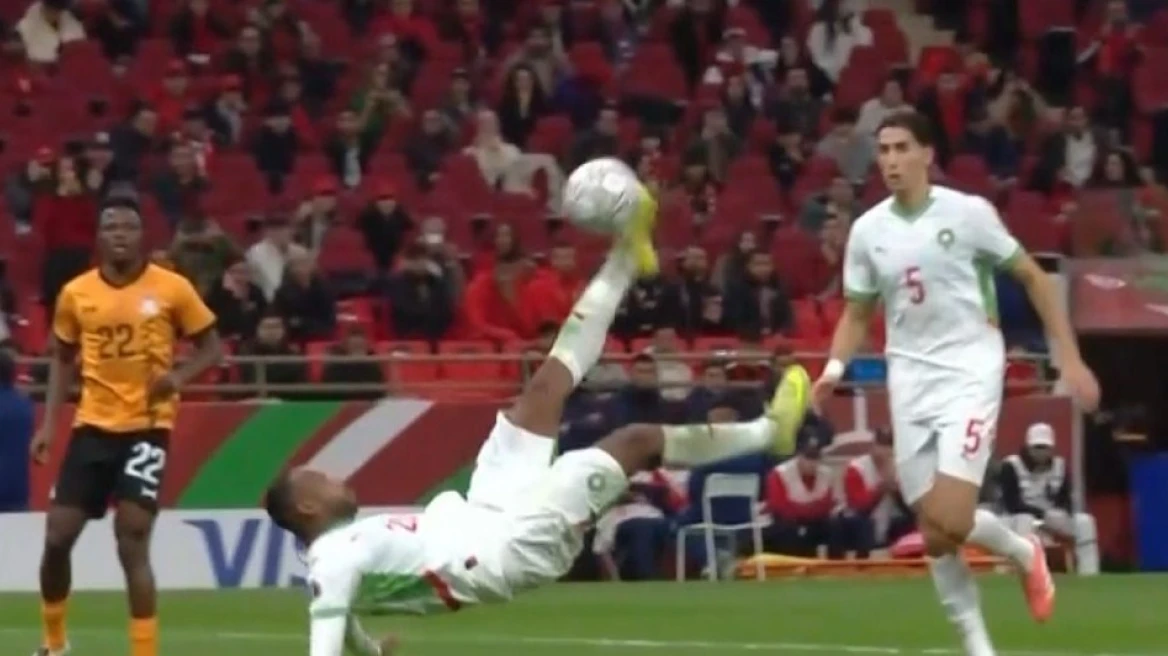 Τι κάνει ο άνθρωπος! Δεύτερο γκολ με ανάποδο ψαλίδι ο Ελ Κααμπί στο Κόπα Άφρικα!