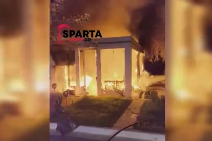 Πανικός από έκρηξη σόμπας υγραερίου σε καφετέρια