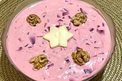 Παντζαροσαλάτα με μαγιονέζα και γιαούρτι