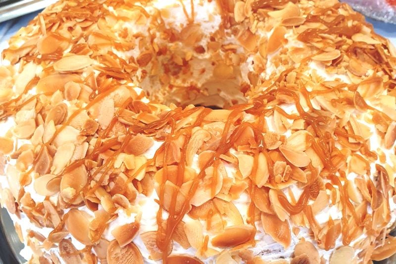 Κέικ με φιλέ αμυγδάλου