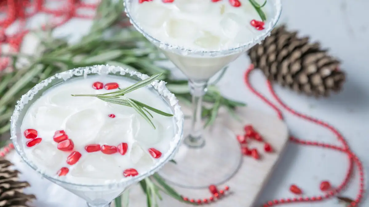 Συνταγή για λευκή Xριστουγεννιάτικη Μαργαρίτα