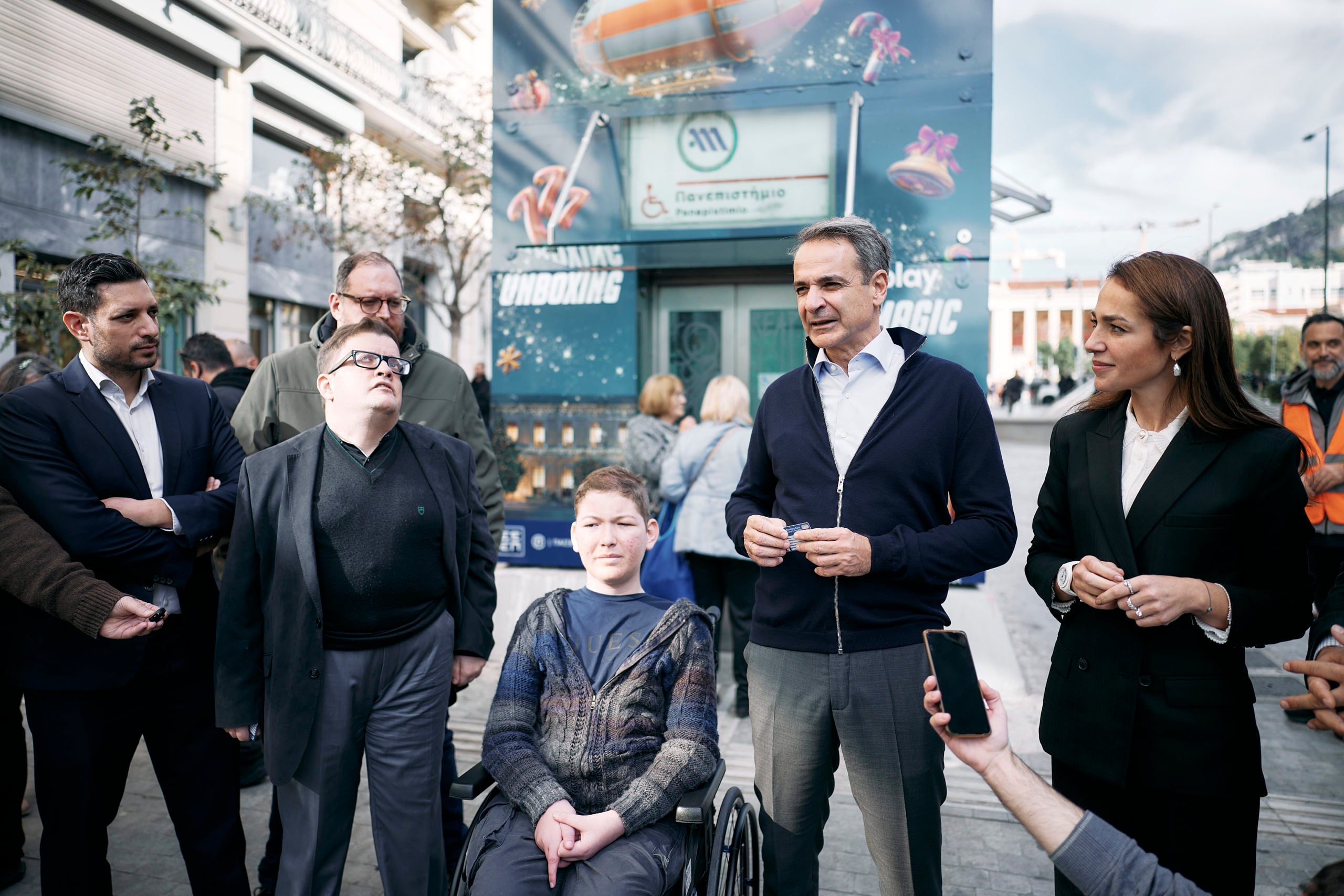 Μητσοτάκης στο Μετρό: Η ευρωπαϊκή κάρτα αναπηρίας είναι στοιχειώδης κίνηση αξιοπρέπειας απέναντι στους συμπολίτες μας