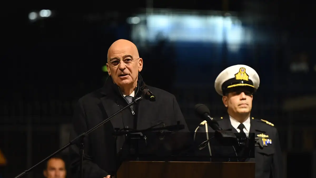 Ο Νίκος Δένδιας παρακολούθησε άσκηση με βολή τορπίλης νέου τύπου «SeaHake mod4»