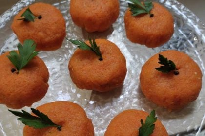 Μανταρινάκια από καρότο γεμιστά με κοτοσαλάτα