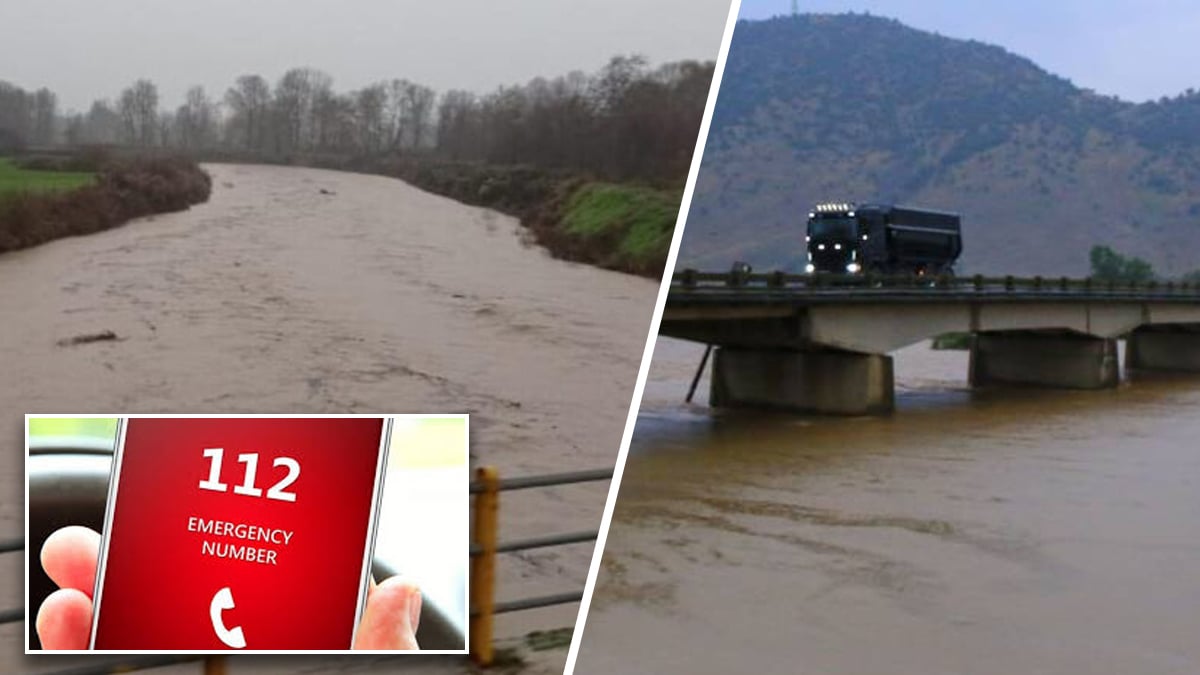 Κακοκαιρία Byron: Υπερεκχείλισαν Πηνειός και Ενιπέας – Ήχησε το 112 σε περιοχές της Θεσσαλίας και της Πιερίας