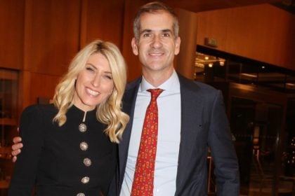 Σία Κοσιώνη – Κώστας Μπακογιάννης: Πήγαν στο χριστουγεννιάτικο δείπνο της Καλλιπάτειρας