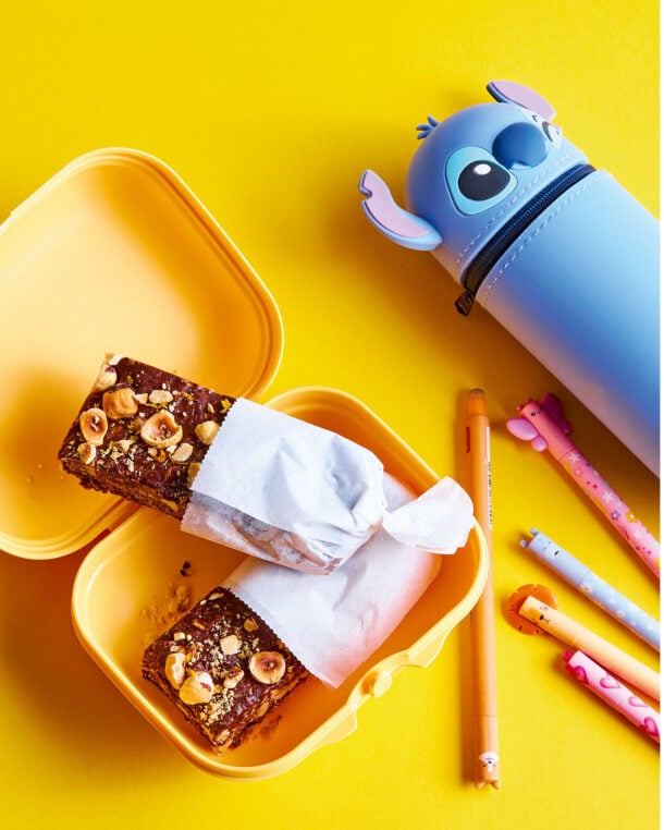 Μπάρες σοκολάτας με φουντουκοβούτυρο