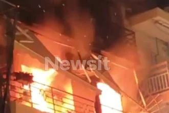 Θεσσαλονίκη: Τρίδυμα μωρά σώθηκαν από φωτιά σε πολυκατοικία – Βίντεο και φωτογραφίες