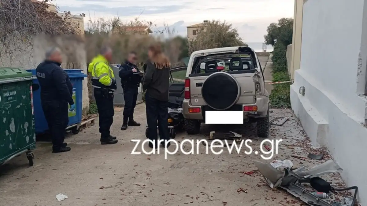 Χανιά: Αυτοκίνητο καρφώθηκε σε τοίχο – Νεκρός ο 37χρονος οδηγός