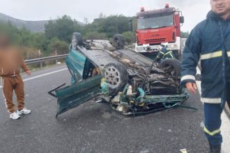 Σοβαρό τροχαίο στην Ε.Ο Κορίνθου – Τριπόλεως: Επιχείρηση απεγκλωβισμού από την Πυροσβεστική (ΦΩΤΟ)