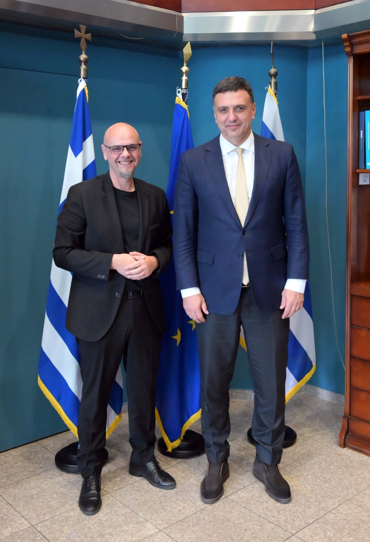 Συνάντηση του Προέδρου του Ο.Λ.ΠΑ. με τον Υπουργό Ναυτιλίας Βασίλη Κικίλια