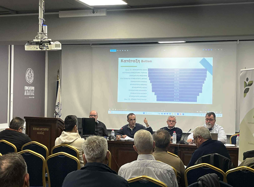 Ενημέρωση του Διοικητικού Συμβουλίου από τον Πρόεδρο του Επιμελητηρίου Αχαΐας