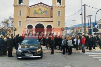 Πάτρα: Σε κλίμα οδύνης η κηδεία του γκαλερίστα Παναγιώτη Ζέρβα (ΦΩΤΟ)