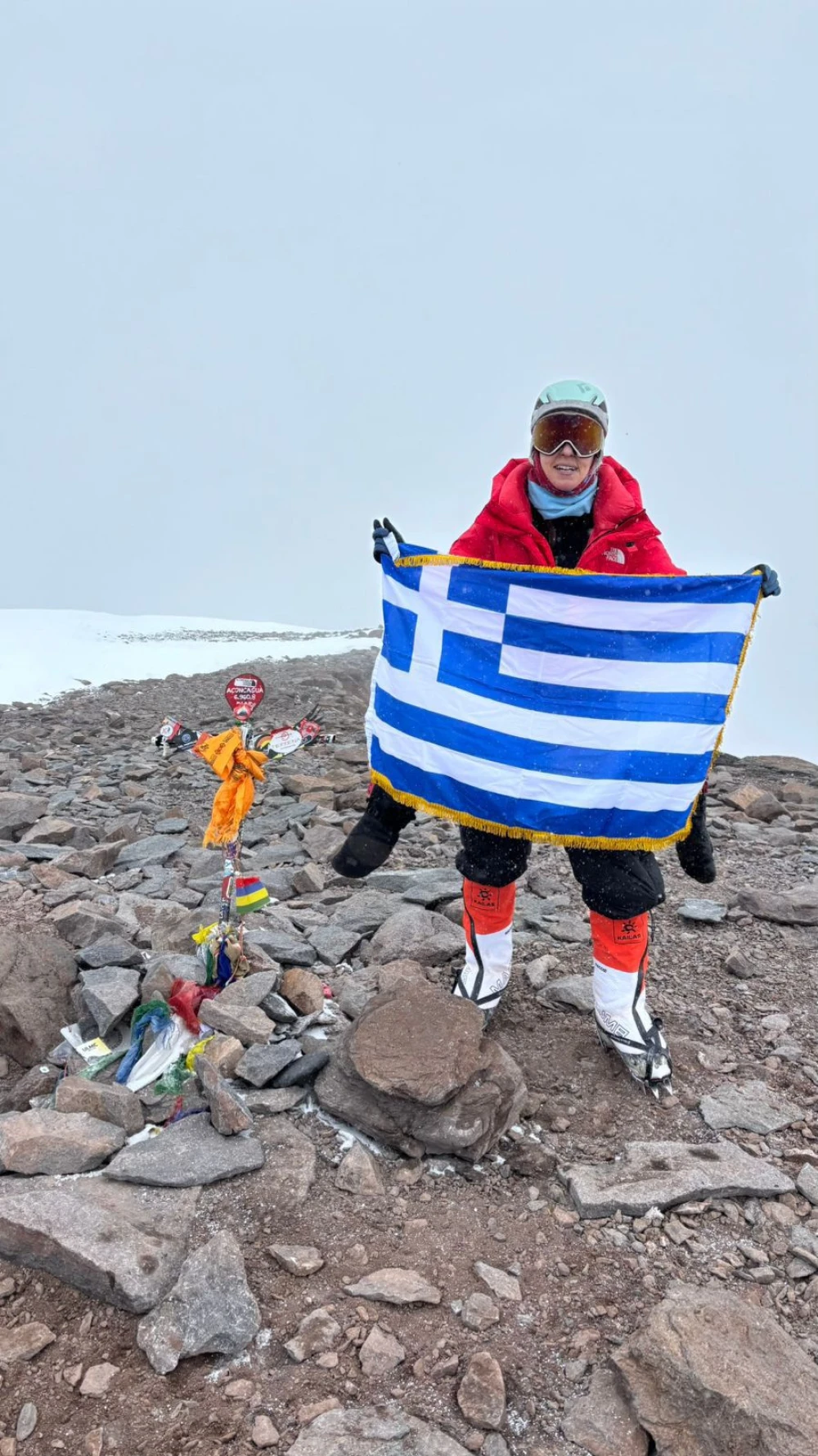 Η Κική Τσακαλδήμη τα κατάφερε: κατέκτησε την κορυφή του Ακονκάγκουα - Το θερμό ευχαριστώ στον Γρηγόρη Δημητριάδη