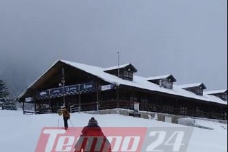 Χιονίζει ασταμάτητα στο Χιονοδρομικό Καλαβρύτων ΦΩΤΟ