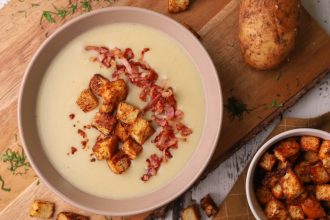 Σούπα πατάτας βελουτέ