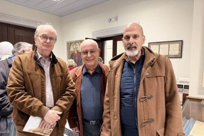 Ο Αναπ. Περιφερειάρχης Χ. Μπονάνος στα εγκαίνια της έκθεσης «Δίαυλοι» στη Στέγη Γραμμάτων «Κωστής Παλαμάς»