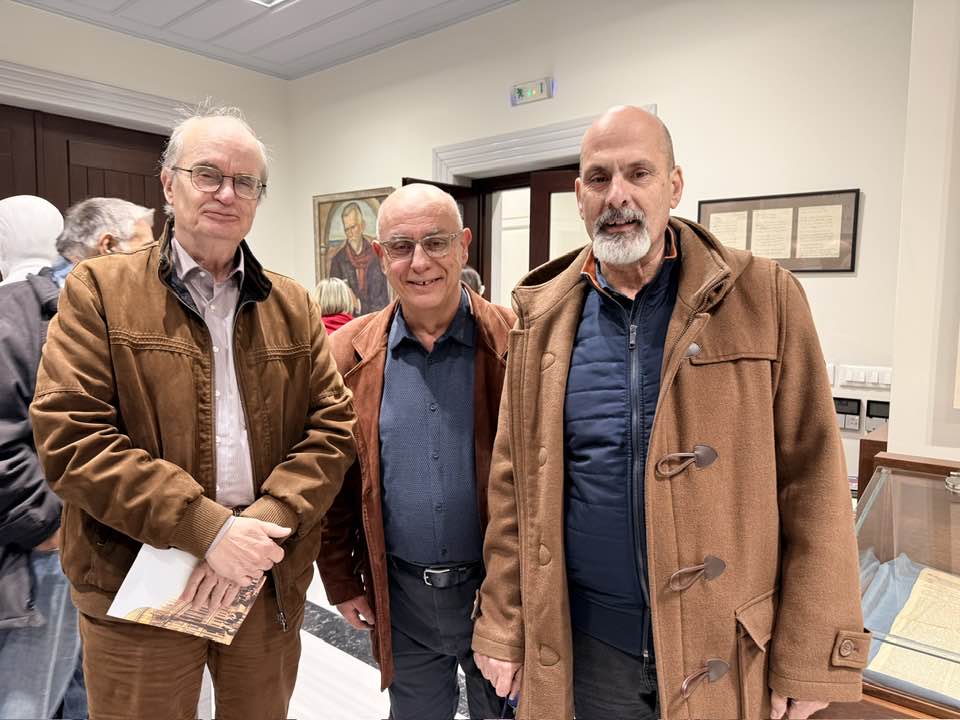 Ο Αναπ. Περιφερειάρχης Χ. Μπονάνος στα εγκαίνια της έκθεσης «Δίαυλοι» στη Στέγη Γραμμάτων «Κωστής Παλαμάς»